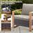 Palomares 6-Piece Outdoor Conversation Set With Swivel Gliders And Square Fire Pit Table, 7-Person Wicker Patio Seating With Armchairs-253674651-253674650