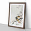 Two Sable Red Tails and Cherry Blossom by Ohara Koson - Picture Frame Painting Print-55606102-55606101