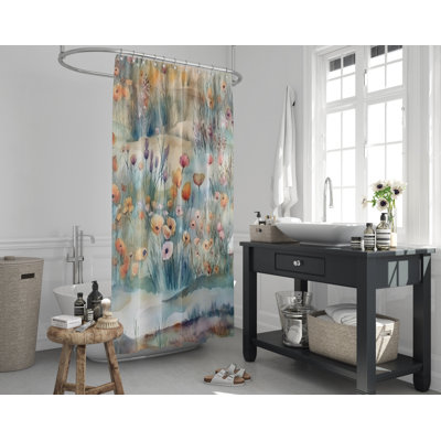 Mollifer Abstract Shower Curtain