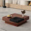 TABLE BASSE DE RANGEMENT EN BOIS D'ACACIA
