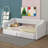 A Luxuriously Upholstered Daybed, Available In A Versatile Range Of Sizes From Twin XL To King, Featuring Dual Storage Drawers-974609114
