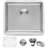 Ruvati 20-inch Undermount Bar Prep Kitchen Sink 16 Gauge Stainless Steel Single Bowl