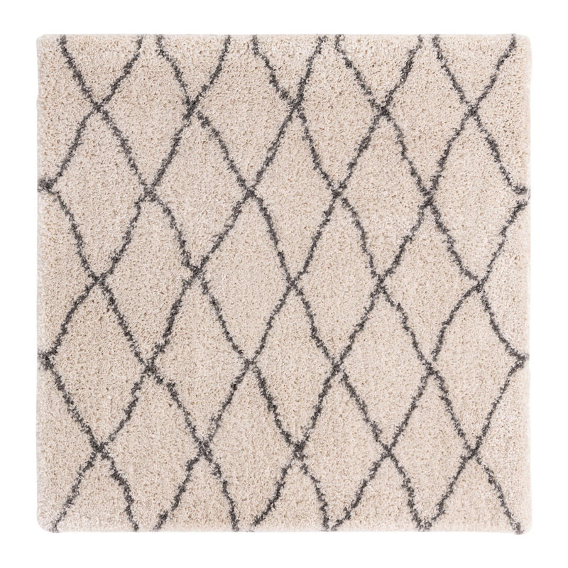 Reardon Geometric Indoor Rug, Square 5'3"