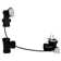 45" Cable Drive Bathtub Pop-Up Drain Trim with Ball Joint Rotary Overflow and Sch. 40 ABS Fittings