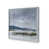 Cadre simple en chrome poli, bois massif