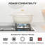 6 pte Faitout rond en fonte en blanc avec couvercle-114795881-114795880