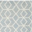 Rodgers Hand Woven Flat Weave Wool/Cotton Geometric Rug in Blue/Ivory-1756715087