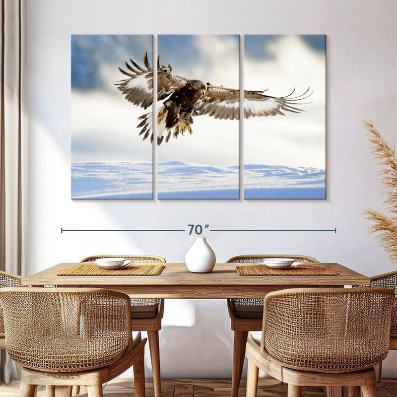 Brampt Norwegian Golden Eagle, 42" H x 65" W