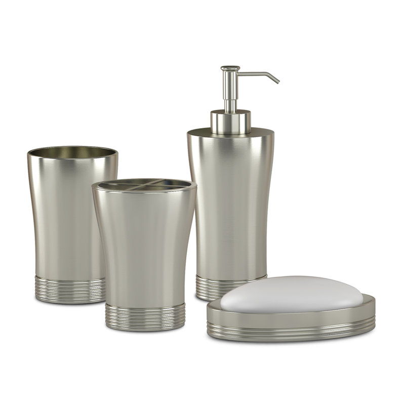 Special Bathroom Accessory Set, Satin Nickel