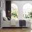 Elegant Upholstered Bed Frame With Nailhead Trim.-1093088737-1093088740