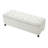 Ottoman Bench With Storage Boucle Surface, Rubber Wood Legs, 300 Lbs Capacity-846505846
