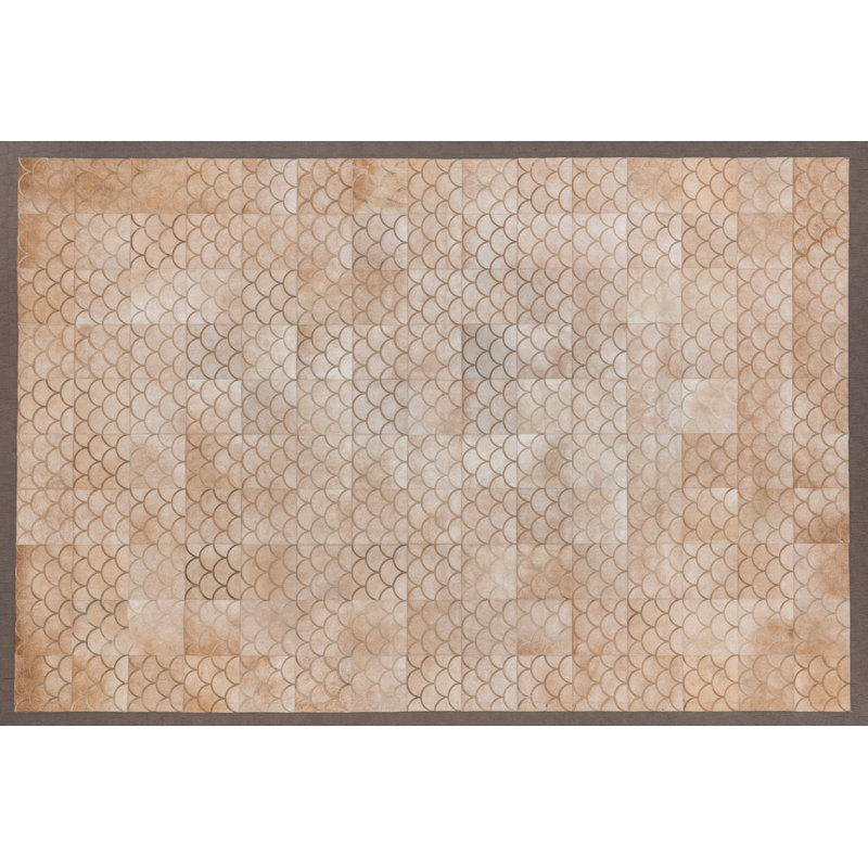Luneta Cowhide Area Rug in Brown