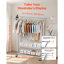 Adjustable Rolling Clothing Rack