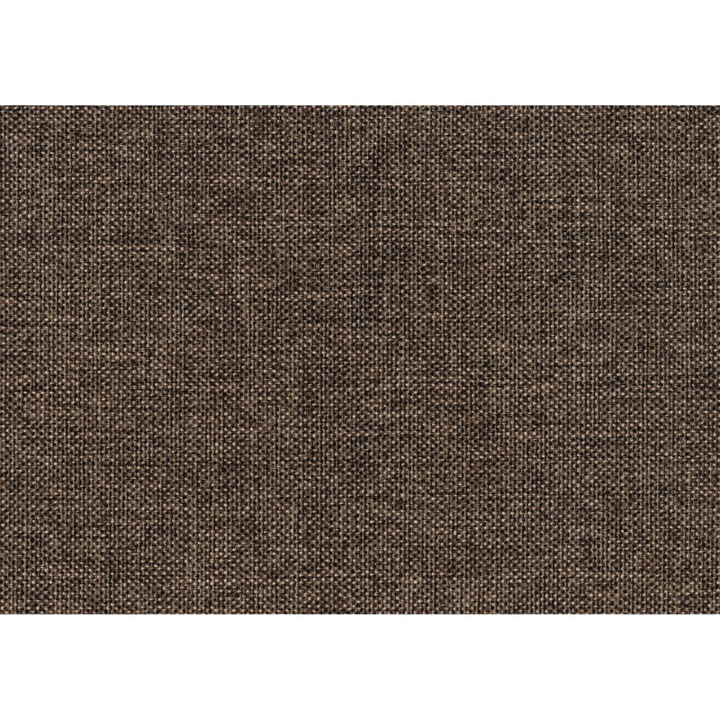 2 sièges brun foncé à hauteur de comptoir, structure en bois avec 2 chaises rembourrées en tissu brun, siège de style transitionnel