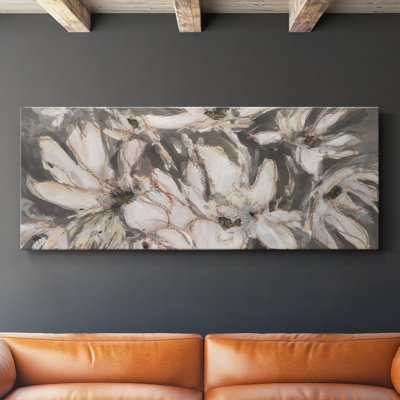 Magnolia embelli I - Toile tendue avec châssis - Prêt à accrocher