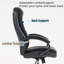 Fauteuil de bureau ergonomique Luxury Comfort
