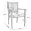 Chaise avec accoudoirs (ensemble de 2)-129989570-129989573