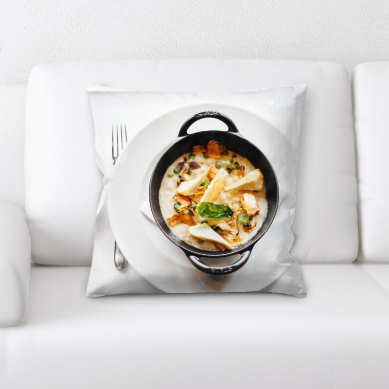 Coussin décoratif soupe