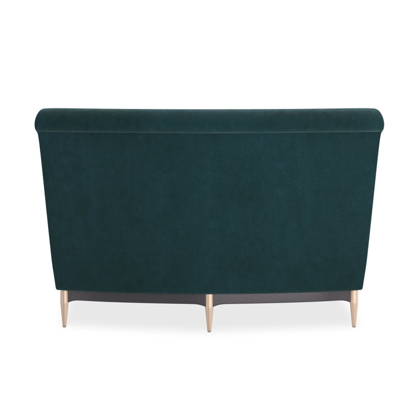 Caracole Upholstery Chair, Blue Velvet