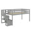 Lit mezzanine simple avec escalier-1282920355