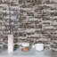 Carreau de mosaïque murale en verre brique L 3 po x l 12 po CALAWAY