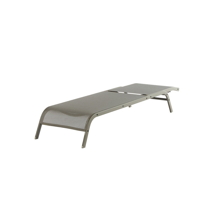 Divona 195cm Long Reclining Single Chaise, Grey