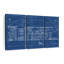 Ensemble de 3 planches maison sur toile-42121759