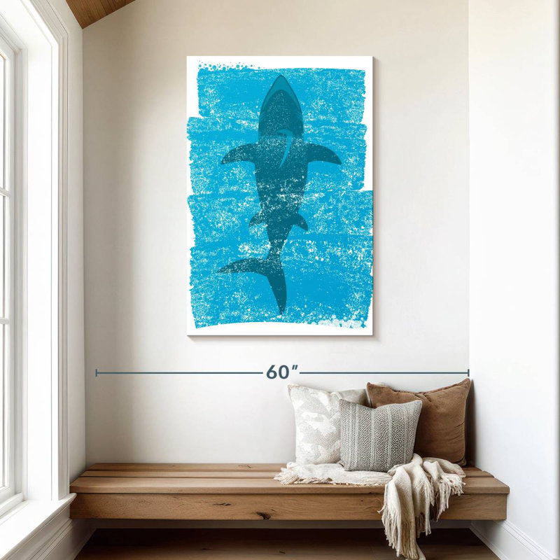 Brampt Simple Shark, 45" H x 30" W