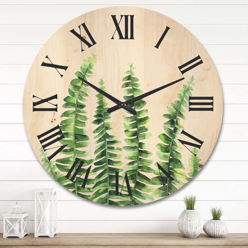 Horloge murale Fern, Très grand