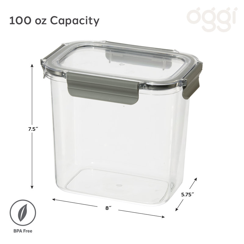 OGGI Fresh 100 oz. Contenant alimentaire, 100 oz / 3lt