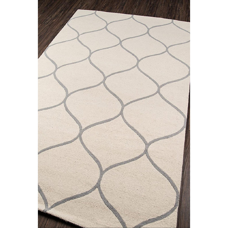 Uchida Wool Geometric Rug, Rectangle 3'9" x 5'9"