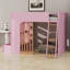 Lit mezzanine avec échelle et tablettes de rangement pratiques-578619512-578619519