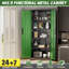 Steel Single Storage Cabinet with Lock ( 72'' H x 32'' W x 16'' D)-1210186934