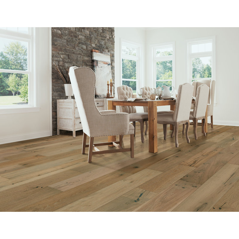 Plancher de bois franc d'ingénierie pièce de 0,5 po d'épaisseur x 7,5 po de morceau Gold, Sérieusement époustouflant