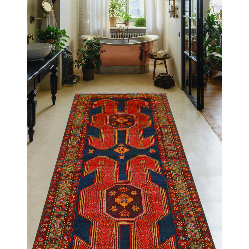 Khylar Distressed Adderly Navy Runner