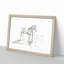 Horse by the Gate by Jean Bernard - Picture Frame Drawing Print-55578978-55578976