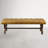 Herman 59.45 " W Tufted Full Grain Genuine Leather Upholstered Bench with Solid Ash Wood Frame-1438634333