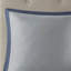 Ensemble d'édredon brodé 8 pièces bleu marine
