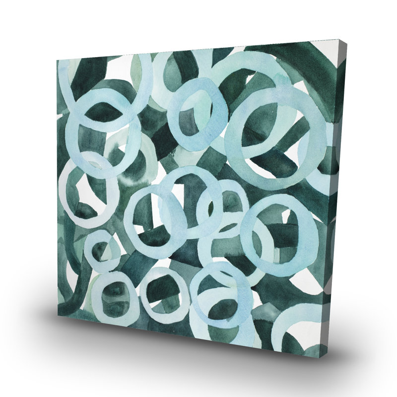 Abstract rings - 32"x32" art on canvas