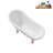53.1'' x 25.6'' Freestanding Soaking Acrylic Bathtub-90763272-76285532