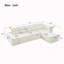 Canapé modulaire en L de 113 po-325328008