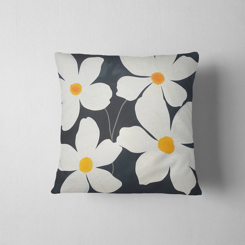 Margaret Reversible Pillow Cover, 18"H x 18"W