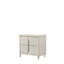 Table de chevet blanche au design pratique - Avantage de plancher de 4 po
