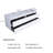 70.87 In. W X 19.69 In. D X 22.49 In. H Single Sink Wall Mounted Bath Vanity In White With White Basin