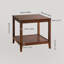 Table de bout carrée en bois massif