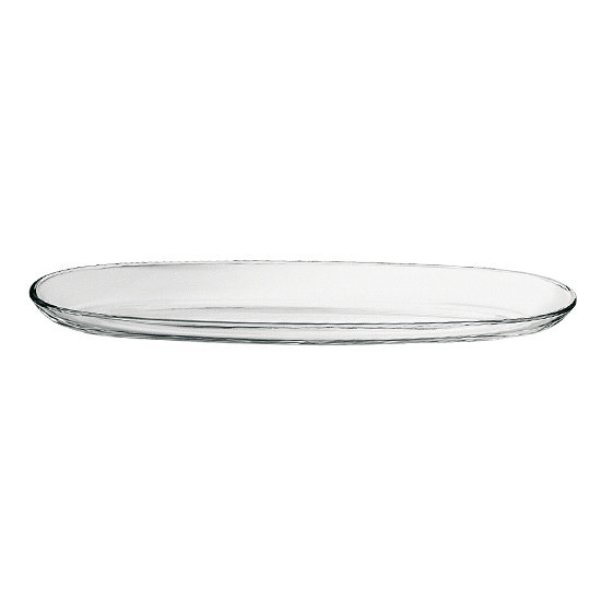 Winston Porter Ayios Glass Platter, 19.5'' W x 6'' D