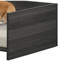 Lit pour animaux de compagnie moderne et confortable avec coussin et compartiment de rangement latéral Esme