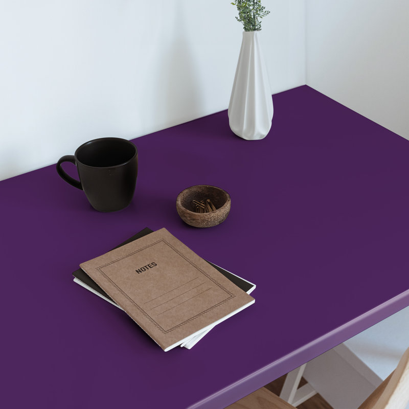 Ormand 100 cm x 50 cm Matte Peel & Stick Wallpaper Roll, Violet
