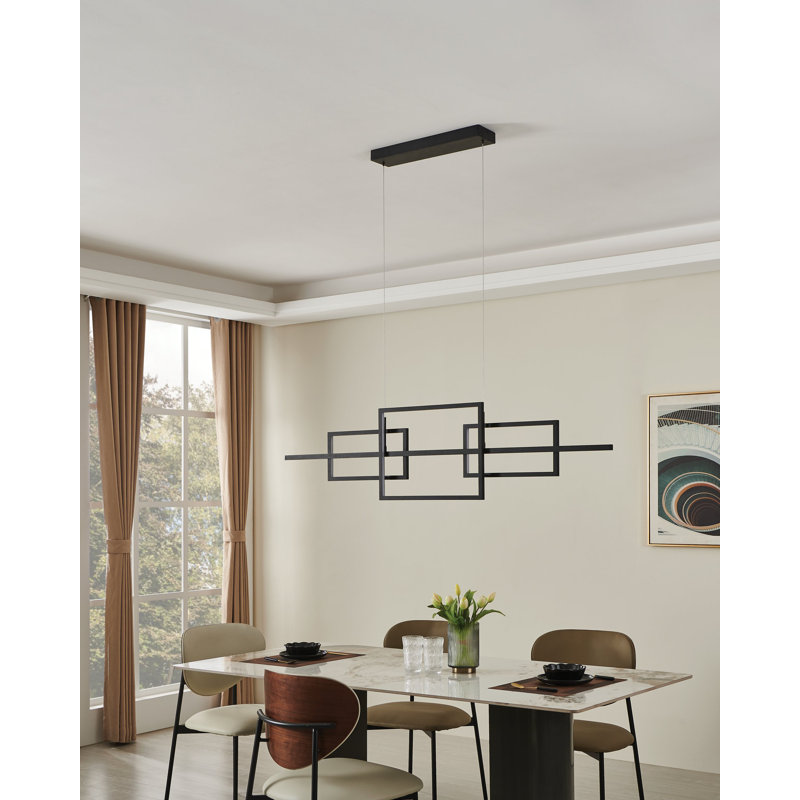 Coole 59-inch Black 3CCT LED Pendant Light