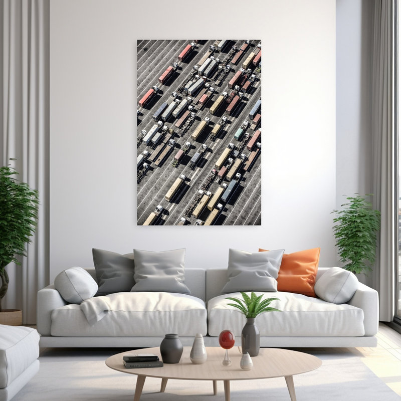Art contemporain Art contemporain, H 60 po x l 40 po